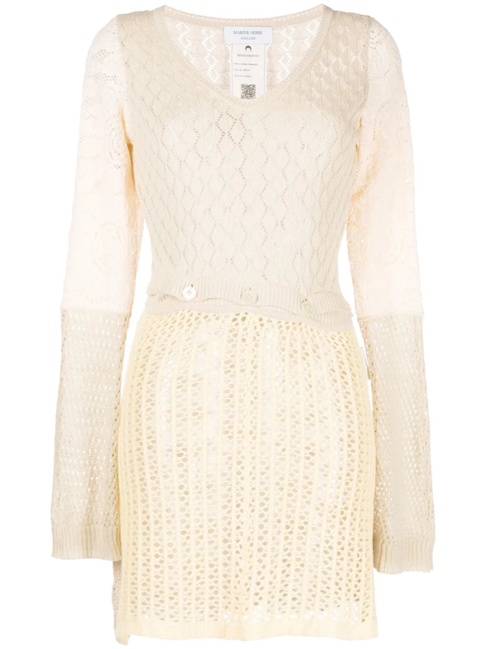Patchwork Crochet Minidress