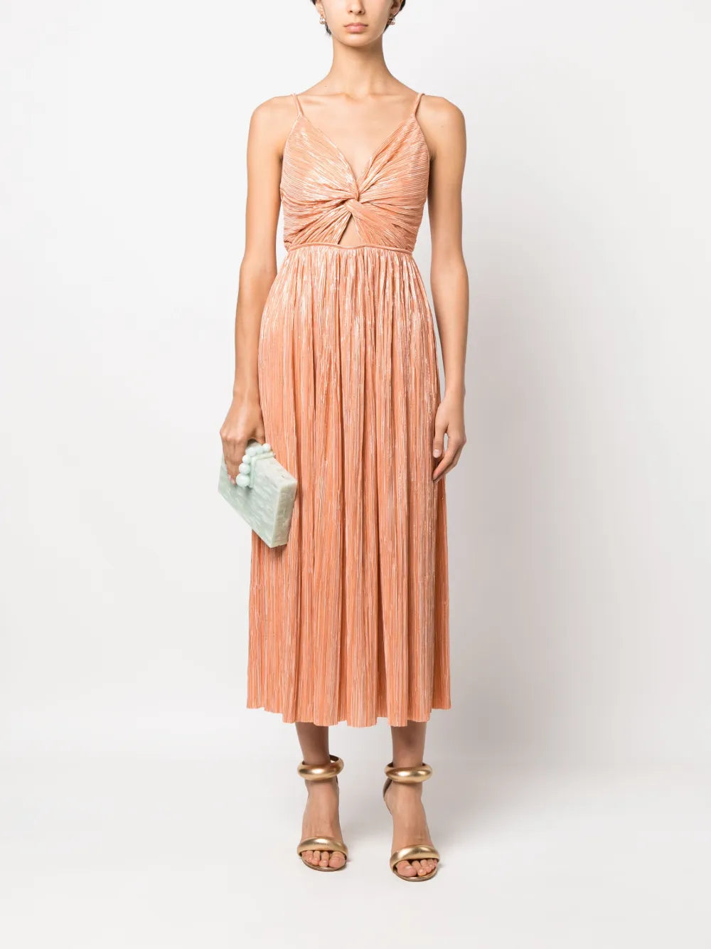 Lucca Pleated Midi Dress