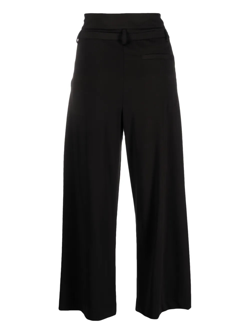 Wide-Leg Cotton Track Pants