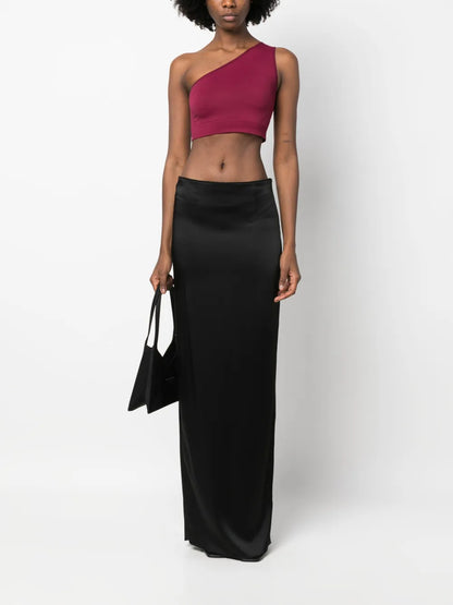 One-Shoulder Cropped Top