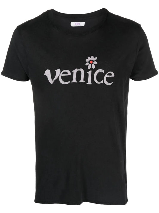 Venice-Print Cotton T-Shirt