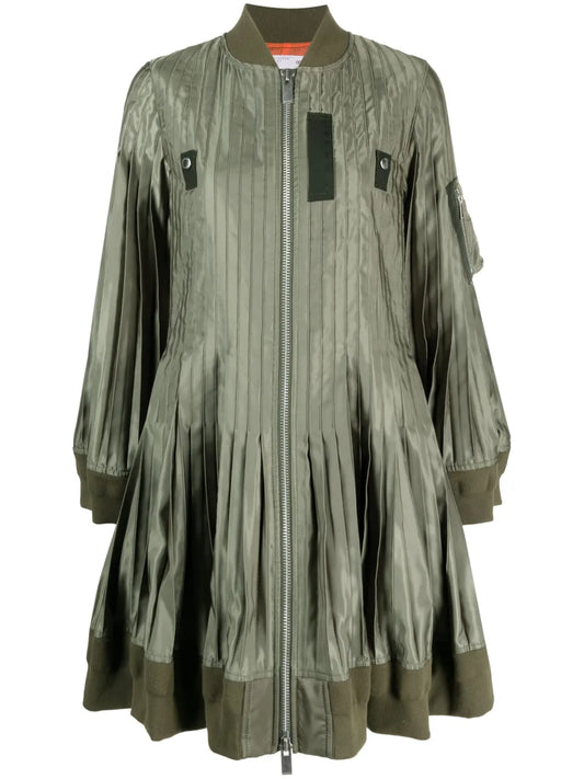 Pleated Oversized Coat