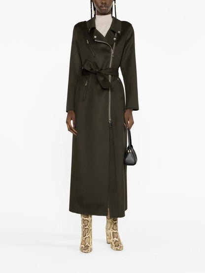 Off-Centre Belted Trench Coat