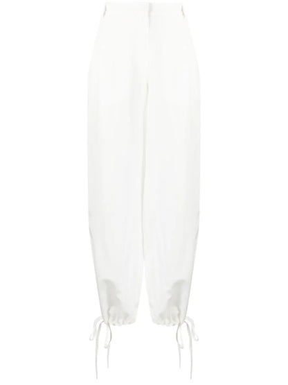 Elasticated-Waist Trousers