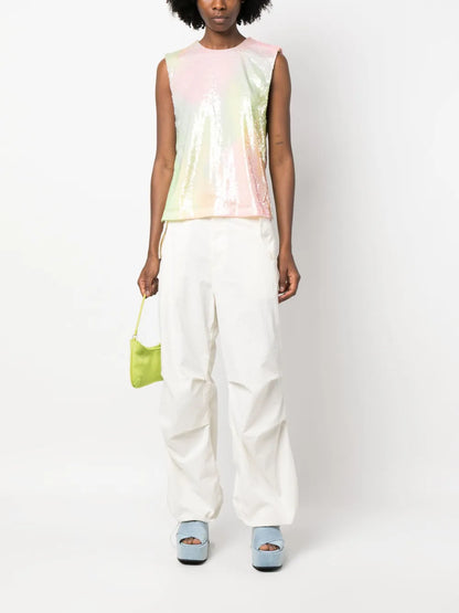 Ombré-Effect Sequin-Embellished Top