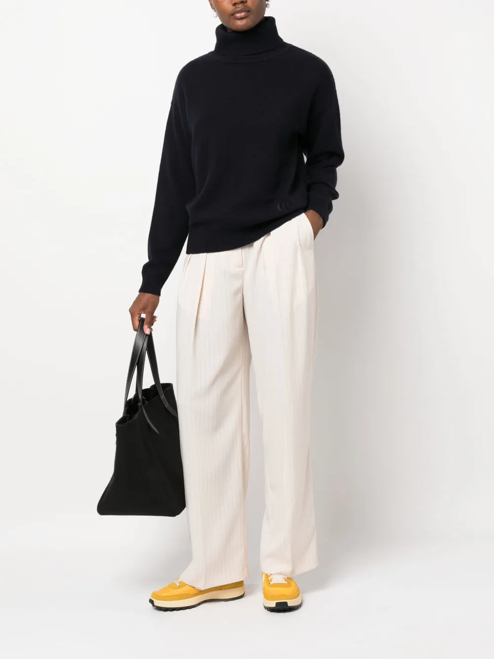 Roll-Neck Cashmere Sweater