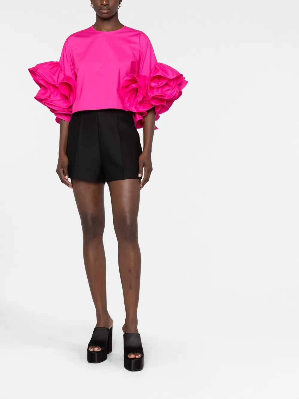 Ruffled Cotton Top