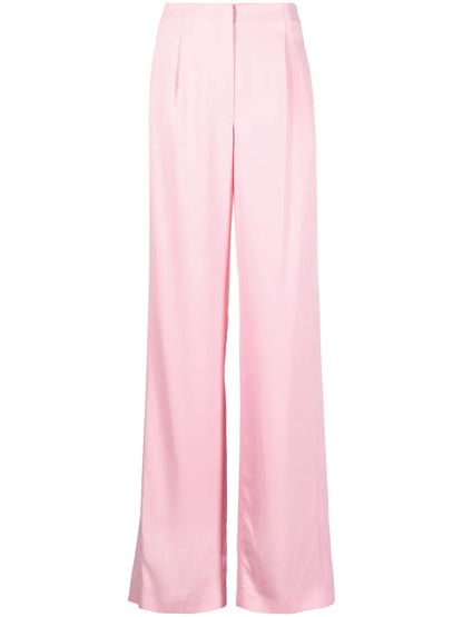 Long-Length High-Waist Trousers