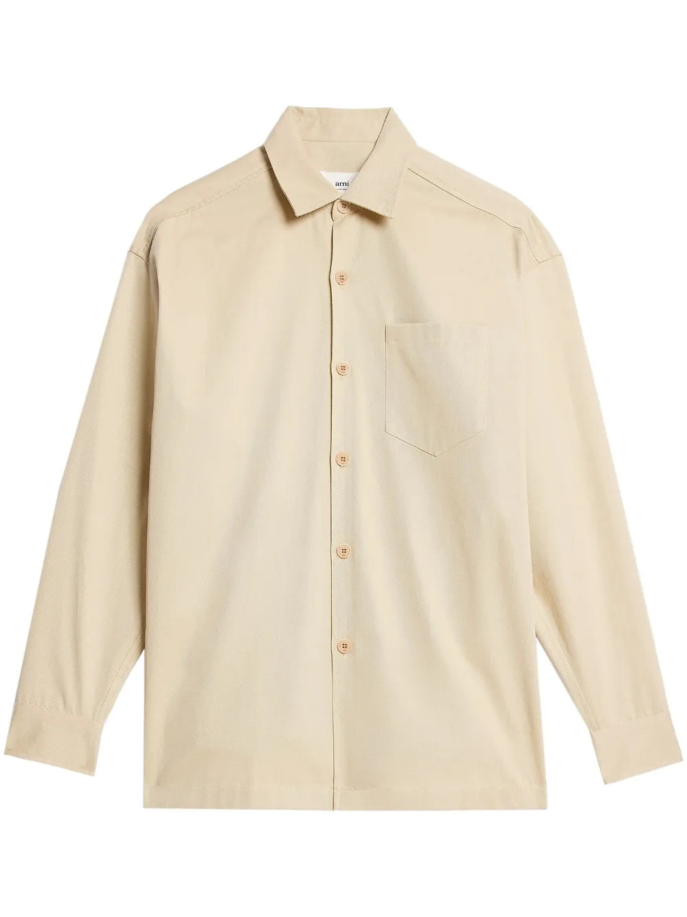 Logo-Print Button-Front Shirt