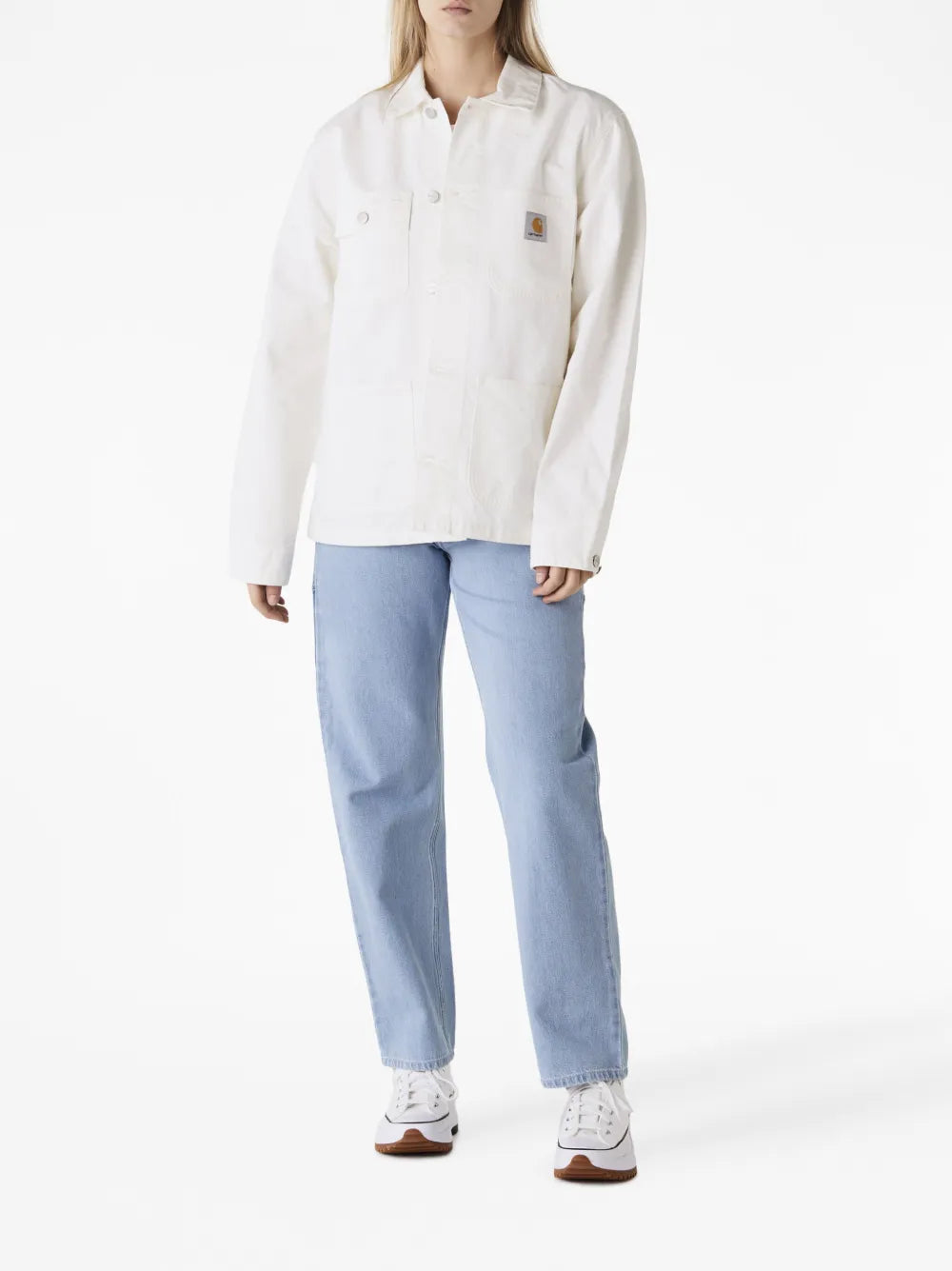 High-Waist Straight-Leg Jeans