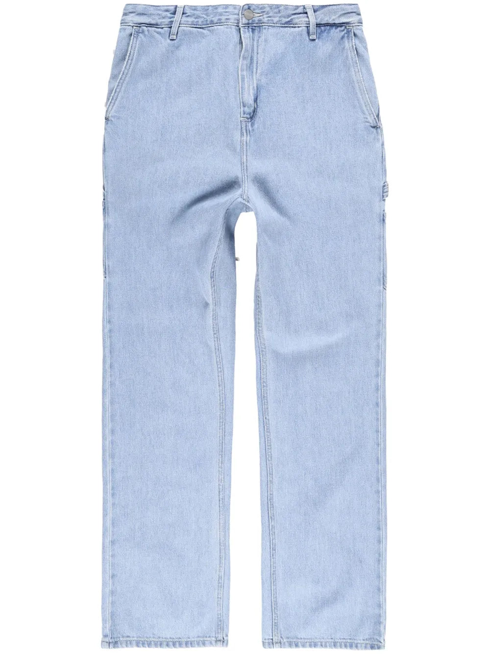 High-Waist Straight-Leg Jeans