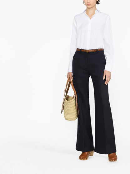 Long-Sleeve Cotton Shirt