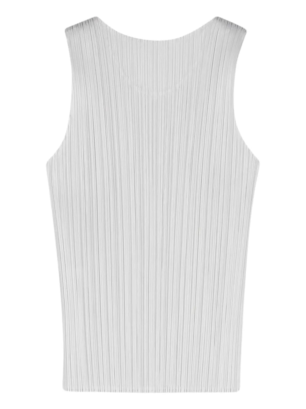 Plissé Sleeveless T-Shirt