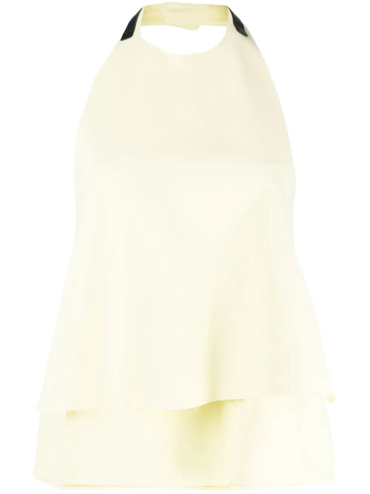 Halterneck Open-Back Top