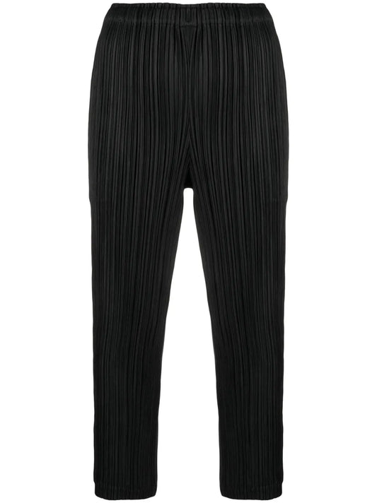 Pleated Cropped Trousers