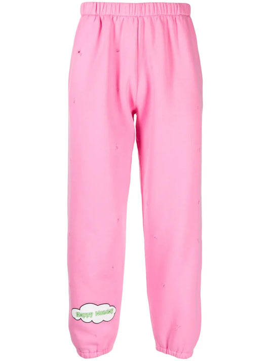 Happy Monday Print Track Pants
