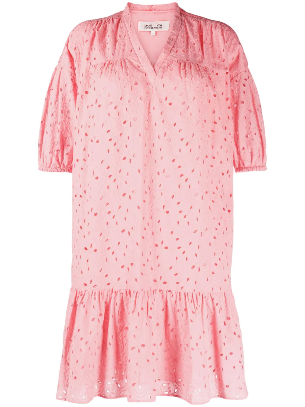 Agar Puff-Sleeve Minidress