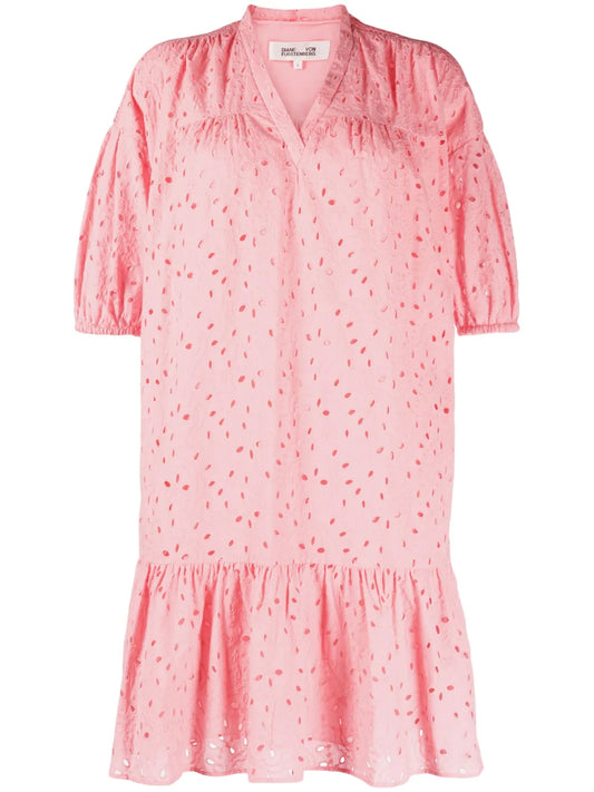 Agar Puff-Sleeve Minidress