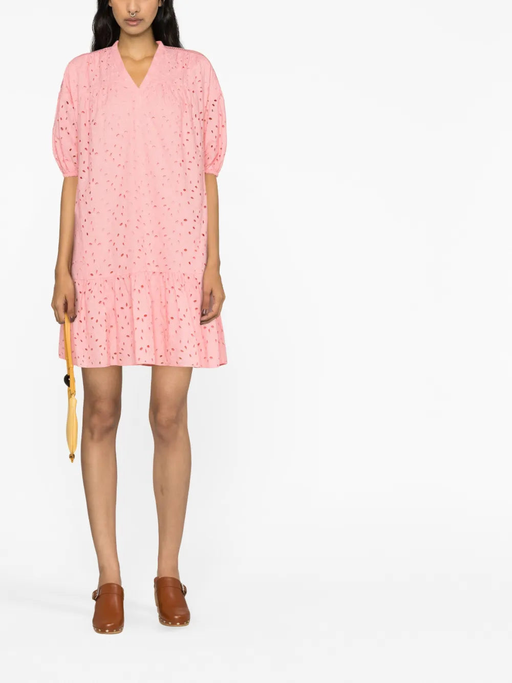 Agar Puff-Sleeve Minidress