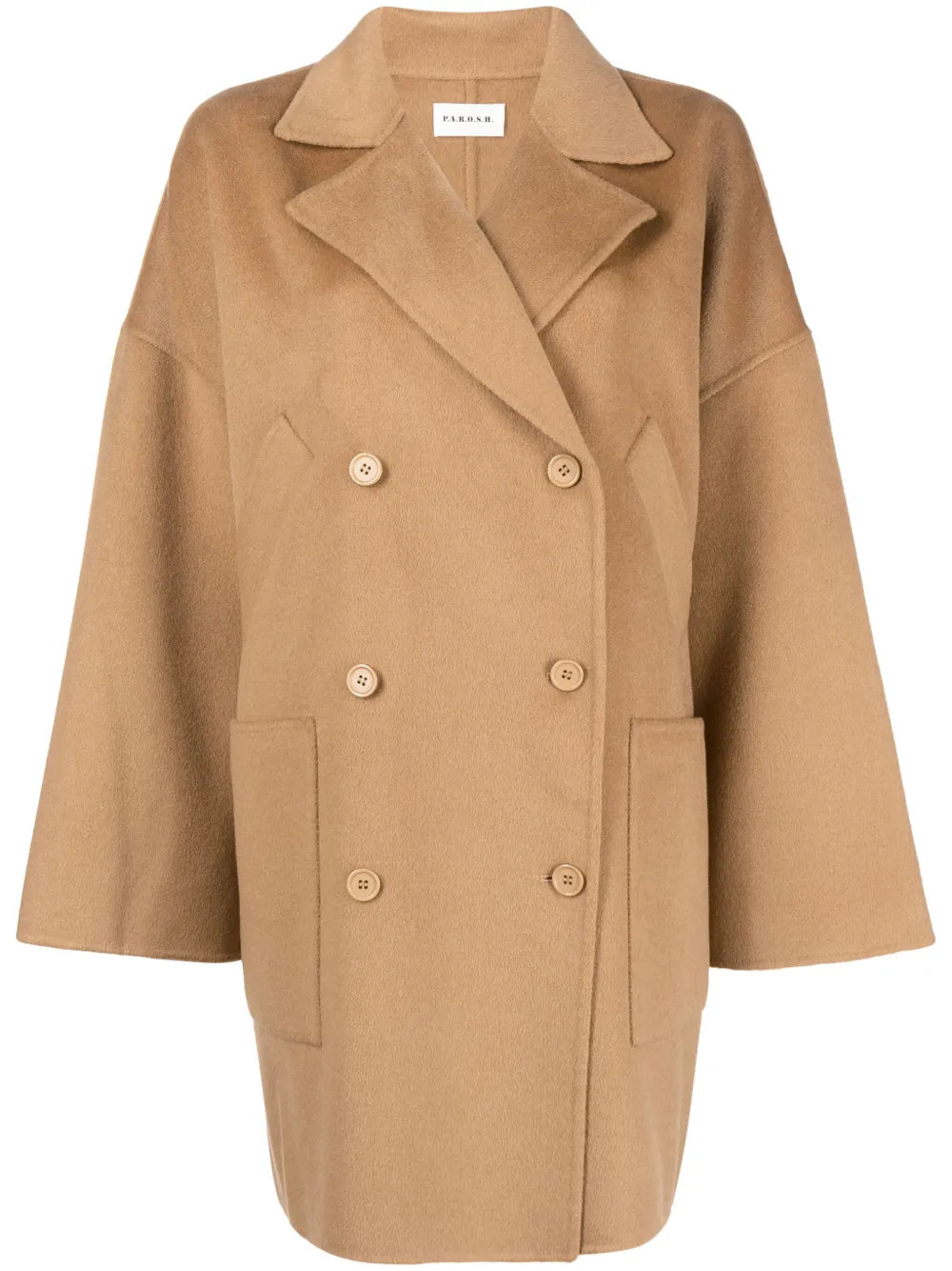 Double-Breasted Cashmere Coat