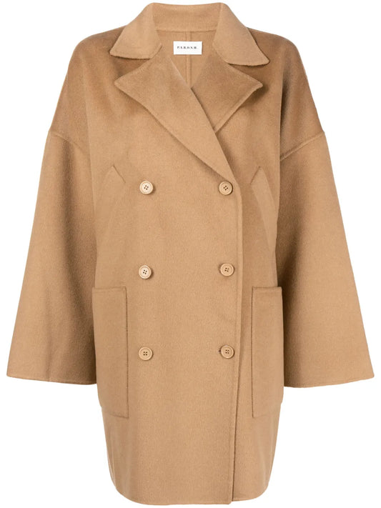 Double-Breasted Cashmere Coat