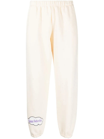 Happy Saturday Cotton Track Pants