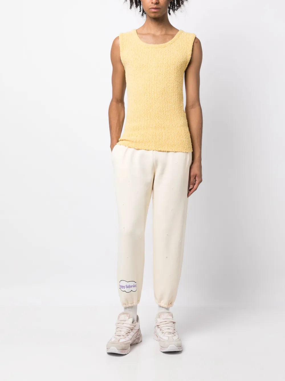 Happy Saturday Cotton Track Pants