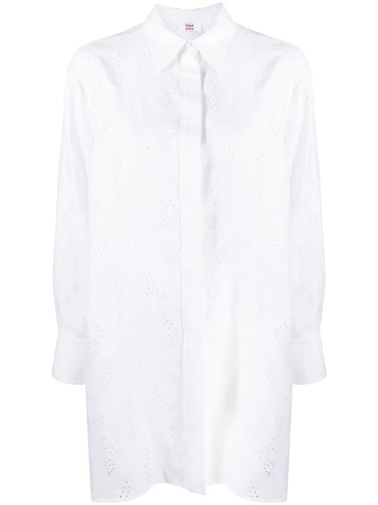 Patricia Broderie-Anglaise Shirtdress