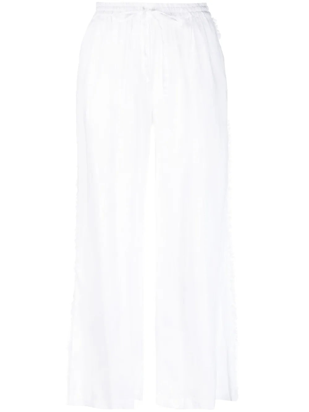 Wide-Leg Linen Trousers