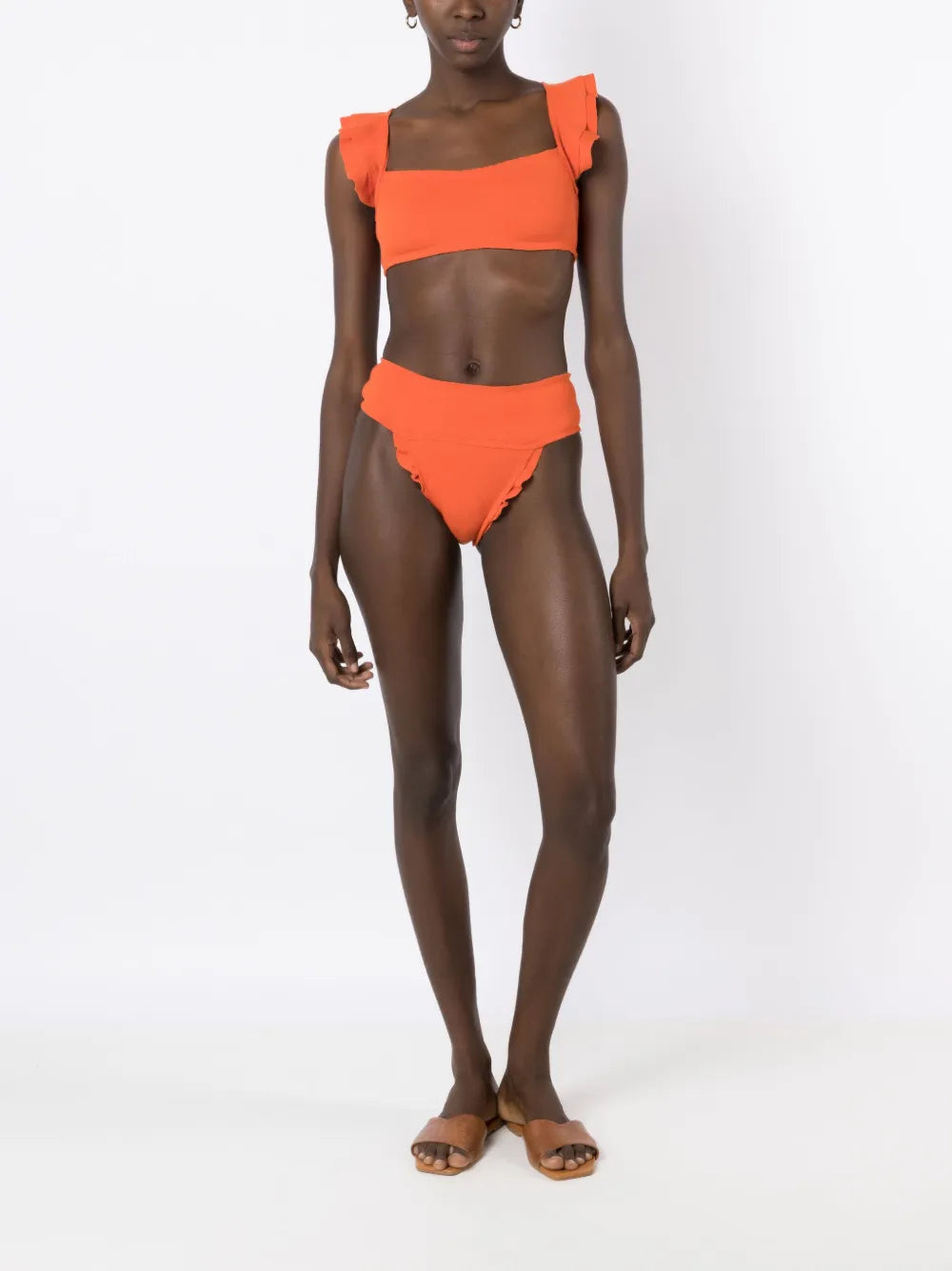 Jasper Ruffle-Trim Bikini Top
