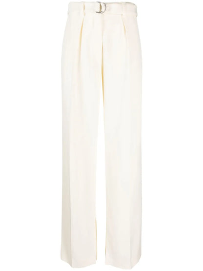 Belted Wide-Leg Trousers