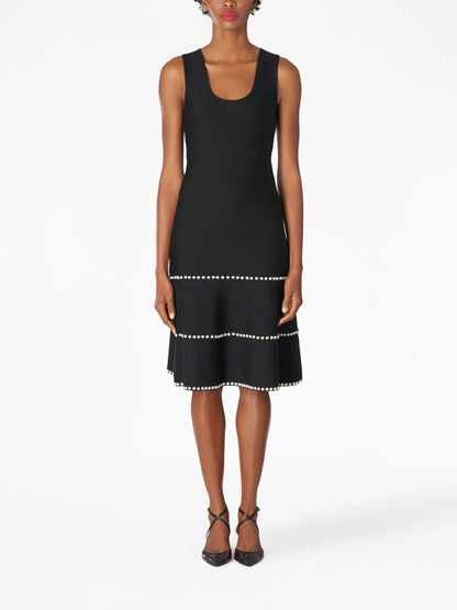 Scoop-Neck Midi Dress