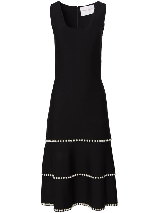 Scoop-Neck Midi Dress