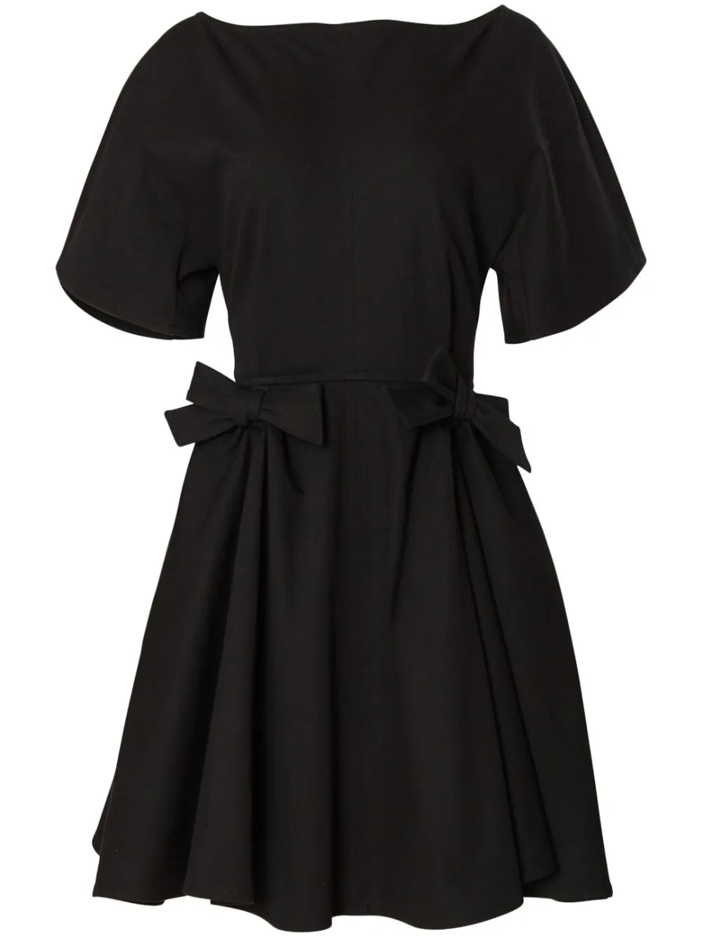 Bow-Detail V-Back Dress