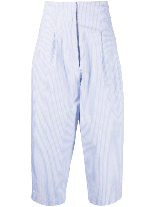 Sophie Striped Cropped Trousers