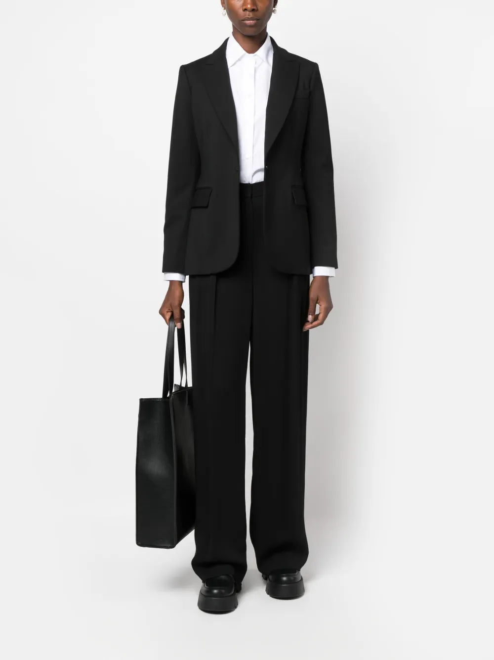 Single-Breasted Virgin Wool Blazer