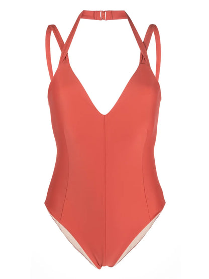 V-Neck One-Piece