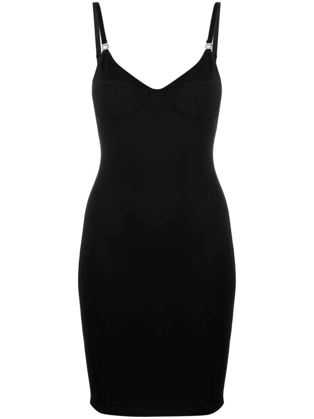 Fitted Jersey Bustier Minidress