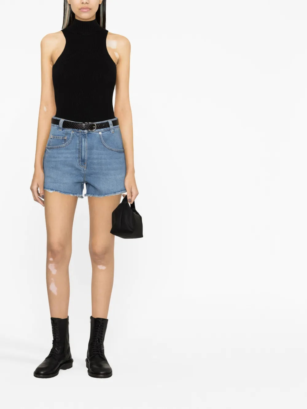Japa Low-Rise Denim Shorts