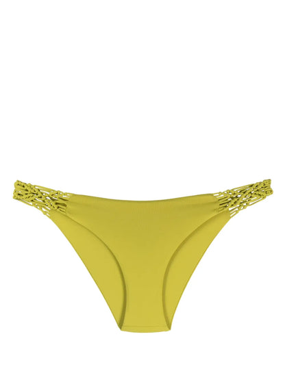Hand-Woven Detail Bikini Bottoms