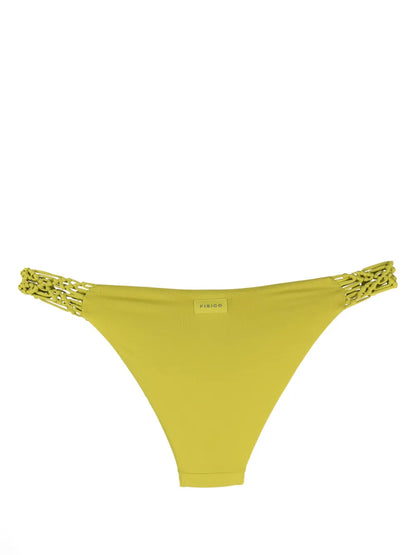 Hand-Woven Detail Bikini Bottoms