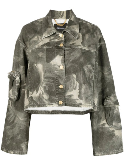 Abstract-Print Jacket
