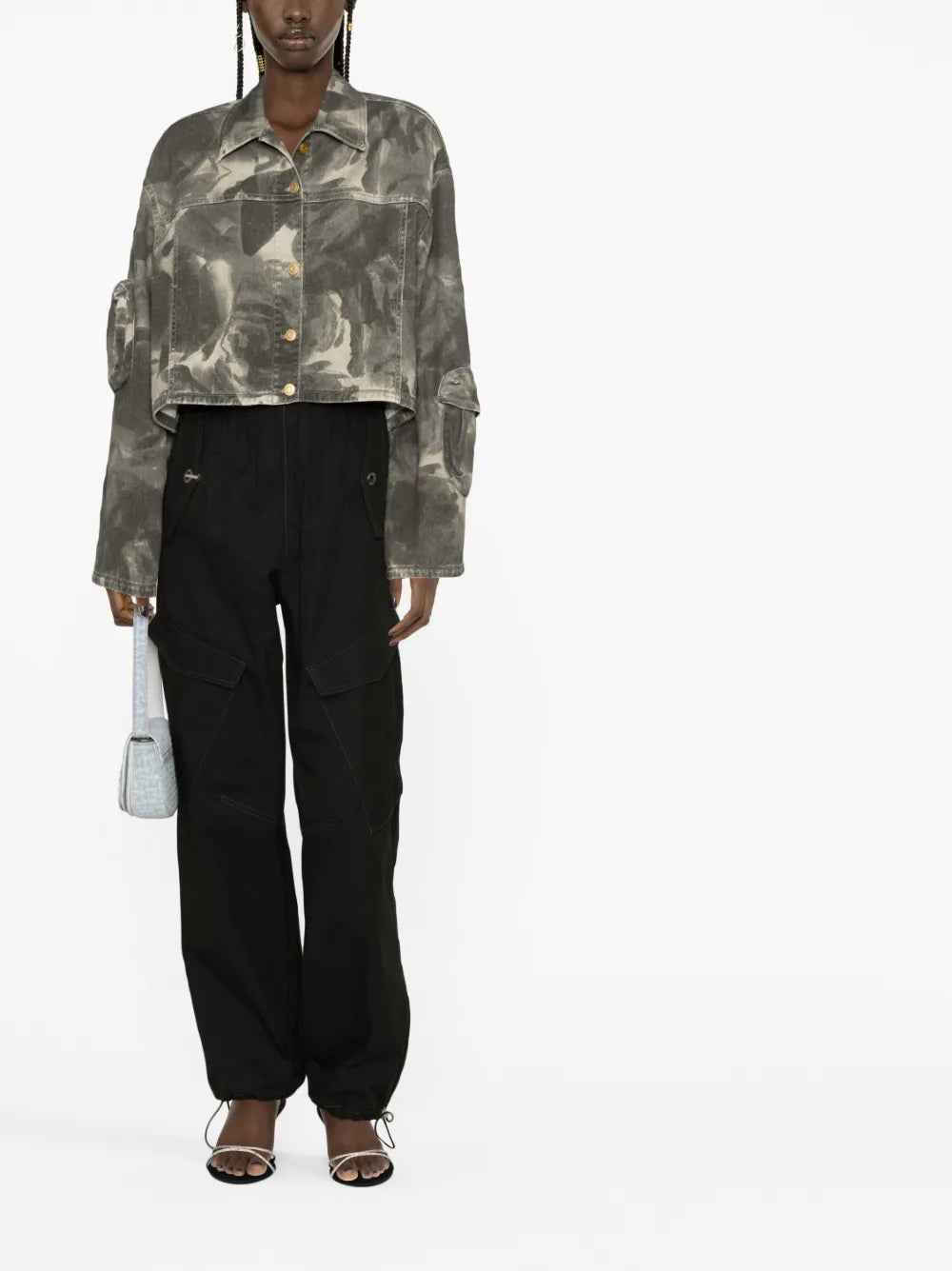 Abstract-Print Jacket