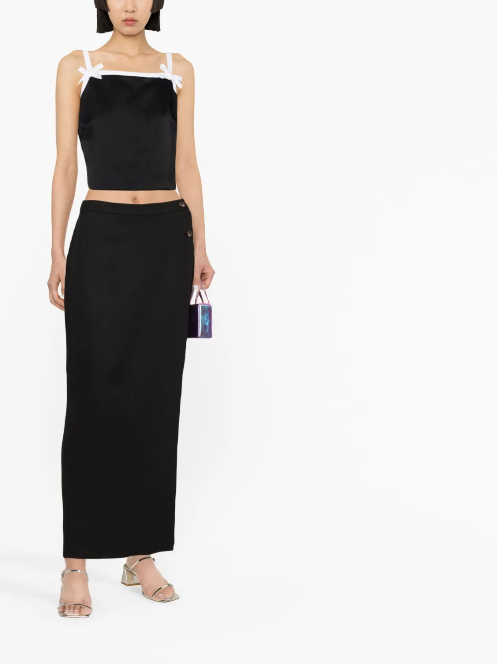 Bow-Detailing Cropped Top