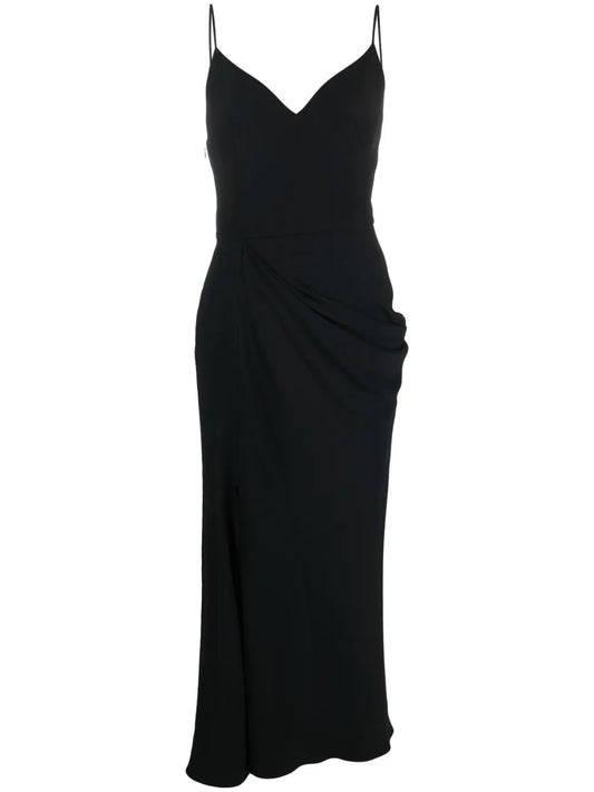Draped Midi Dress