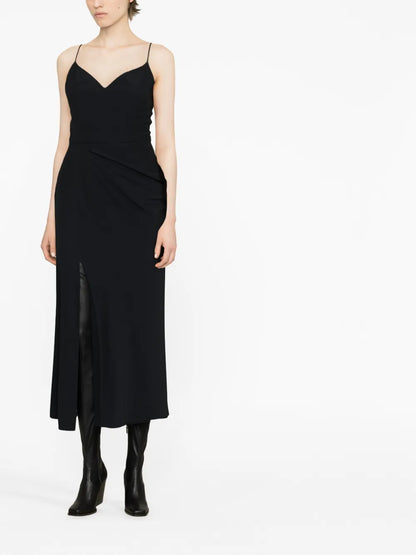 Draped Midi Dress