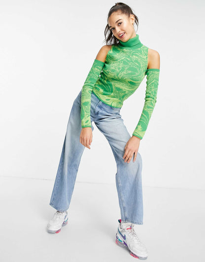 Jumper With Cold Shoulder Detail