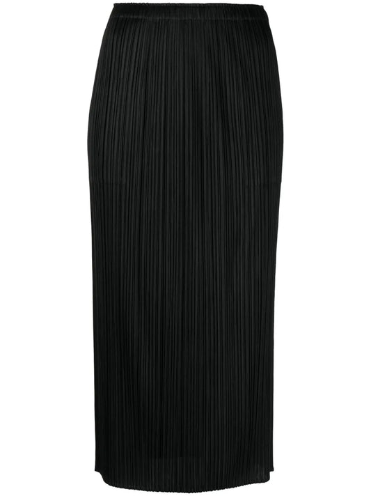 Pleated High-Waist Skirt