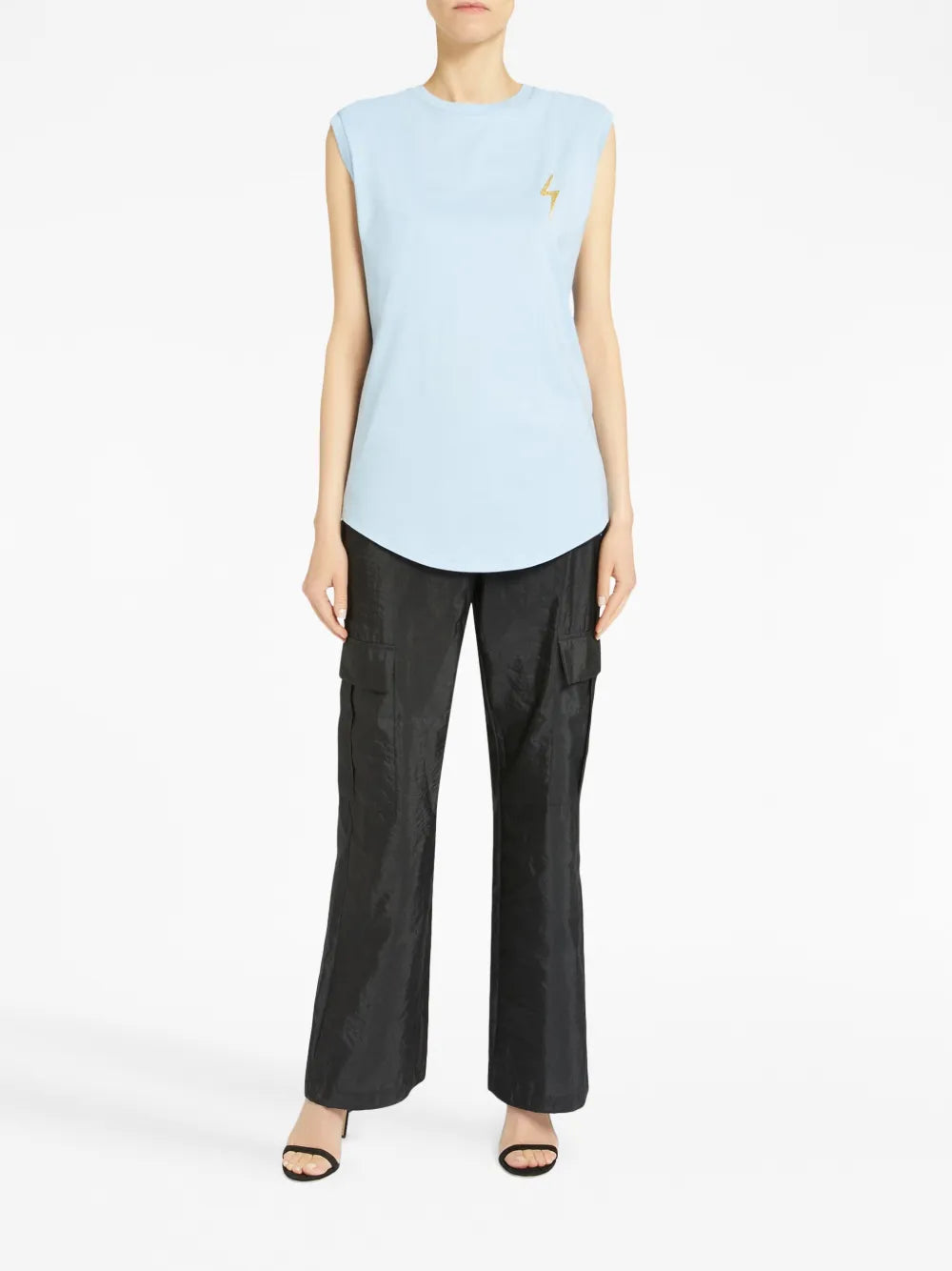 Ursella Thunderbolt-Embroidered Tank Top