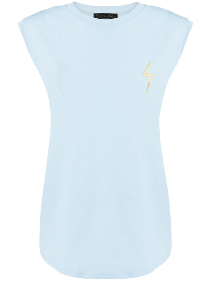Ursella Thunderbolt-Embroidered Tank Top